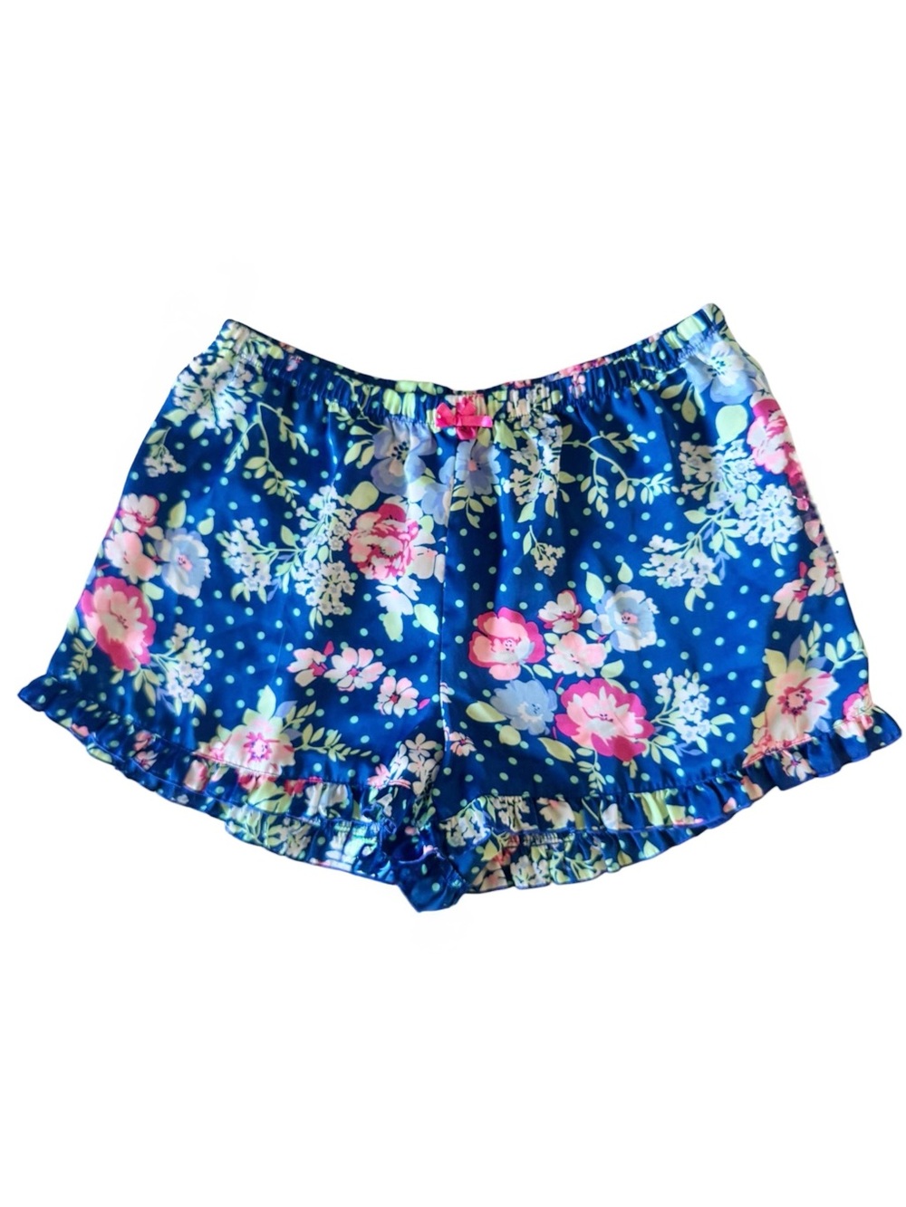 Jenni Intimates Ruffle Pajama Shorts Size Medium